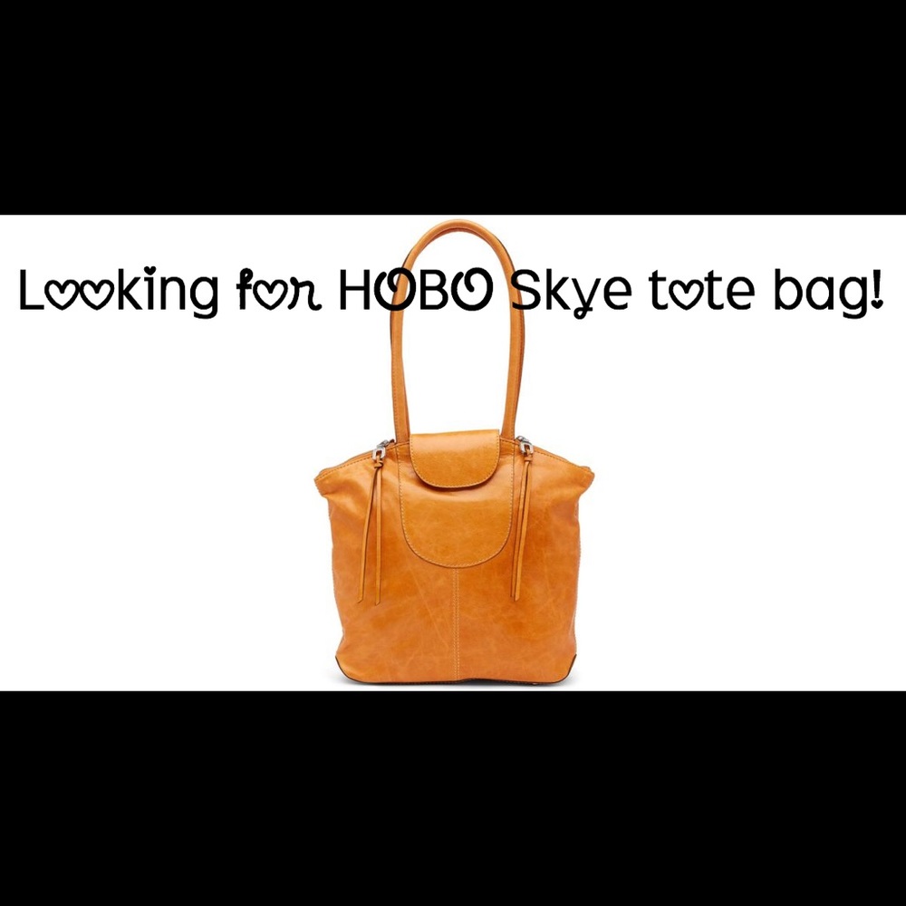 ISO HOBO International Skye Tote!